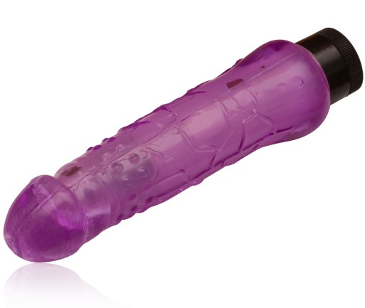 FIALOVÝ REALISTICKÝ VIBRÁTOR NA VEĽKÝ PENIS