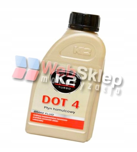 BRZDOVÁ KVAPALINA K2 TURBO DOT4 500 ml DOT 4, 0,5 l