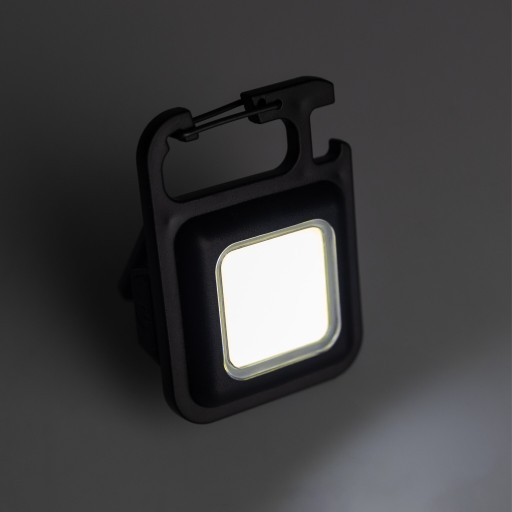 MINI LED COB BATERKA VRECKA 5v1 OTVÁRAČ, STOJAN, MAGNET, PRÍRUČKA NA KĽÚČE