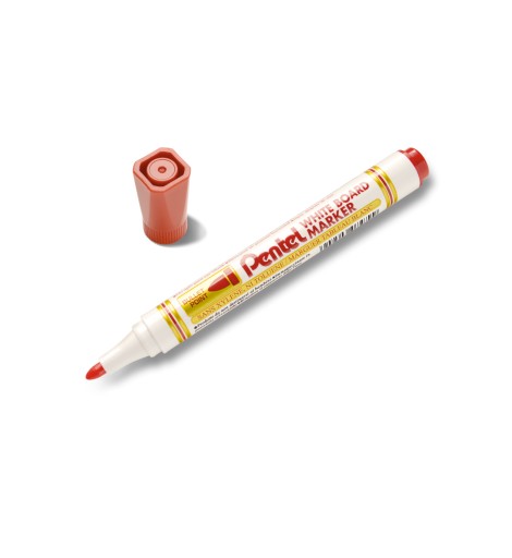 Pentel červený fixovateľný za sucha 1 ks.