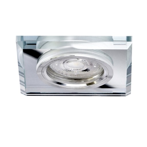 Candellux Zásuvka zapustená SS-13 GU10/GU5.3 - priehľadná