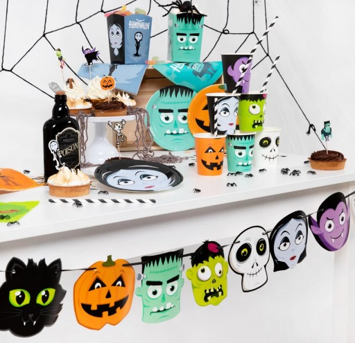 PANAN GIRDINA NA HALLOWEEN Monštrá 250cm