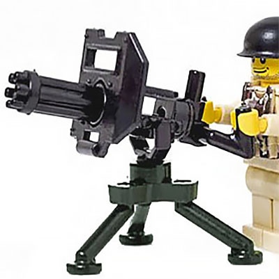 MINIGUN bloky zbrane figúrky zbrane armáda figúrky armády puška pre deti
