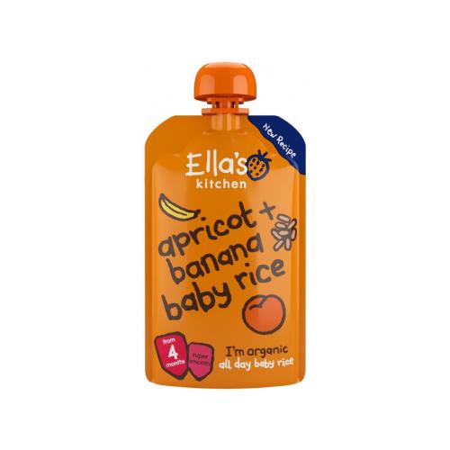 Ella's Kitchen Ryža pre deti, banán a marhuľa 120g