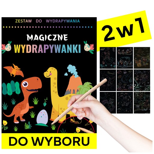 Škrabacia hra MAGIC SCRATCH, omaľovánky na výber