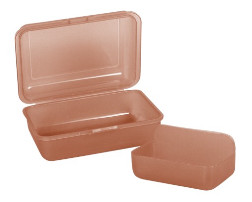 COOLPACK TRANSPARENTNÝ ORANŽOVÝ OBEDOVÝ BOX
