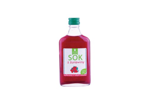 Prírodná brusnicová šťava Zielona Tłocznia 200 ml