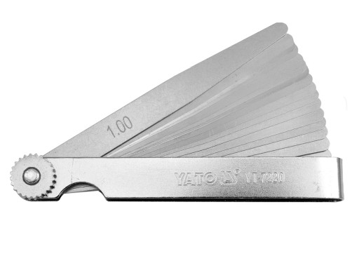 YATO špáromer 100mm 0,02-1 17ks YT-7220