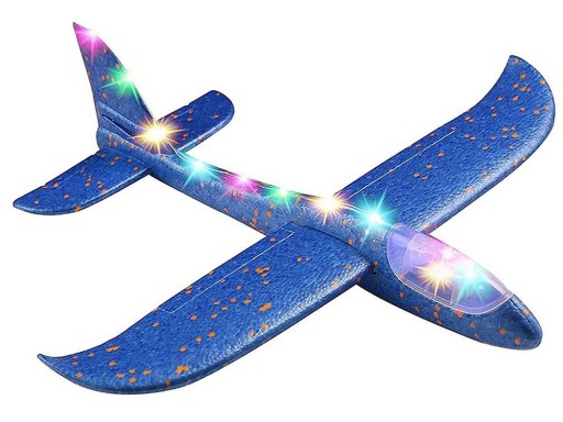 STYROPENOVÉ LIETADLO 47cm SVIETIACE LED KLUZÁK ŠÍPKA VEĽK