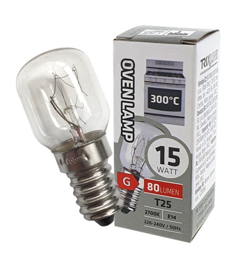 Žiarovka do rúry Žiaruvzdorná T25 15W E14 300°C 230V TR