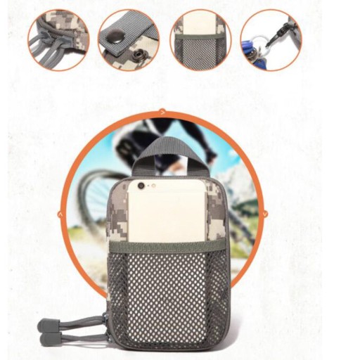 VOJENSKÁ TAŠKA NA DOKUMENTY ORGANIZÁTOR PREŽITIA EDC MOLLE BELT TAŠKA