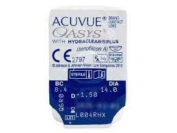 Dvojtýždenné šošovky Acuvue Oasys 1 ks