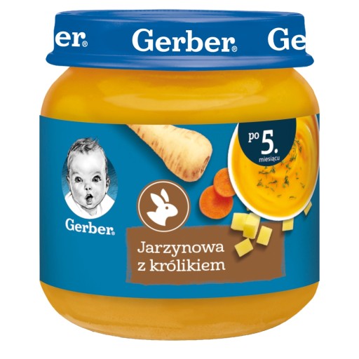 Gerber Zeleninová polievka s králikom po 5 mesiacoch 125g
