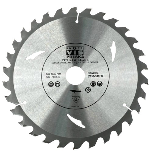 WIDIA DISK PRE PÍLU NA DREVO 250/32/30T INTER-VIS