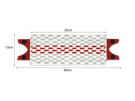 Vložka do mopu Ultramax, plochá špička, savé vložky, 35 cm, 1 ks 27108