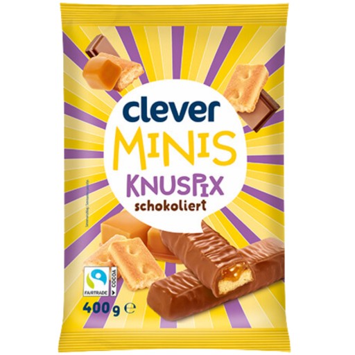 Tyčinky ala TWIX 400 G 18 kusov mini tyčiniek