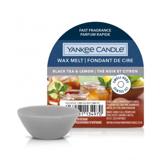 Yankee Candle vonný vosk ČIERNY ČAJ A CITRÓN