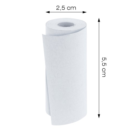 VALCE ROLL PAPIER DRUKUŚ TEPELNÁ TLAČIAREŇ 5 KS