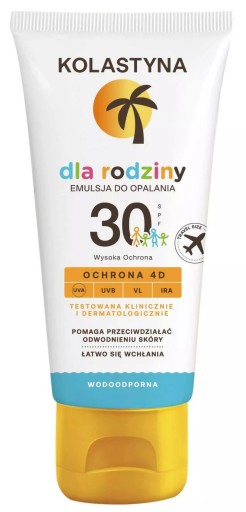 KOLASTYNA SUN MINI Opaľovacia emulzia FAMILY SPF 30, 80 ml