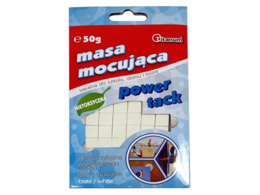 Samolepiaca montážna hmota, biela Power tack 50g