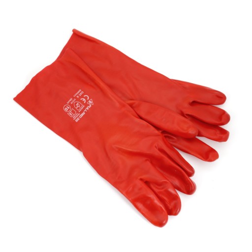 Dlhé PVC rukavice 35cm 10 XL R421-35