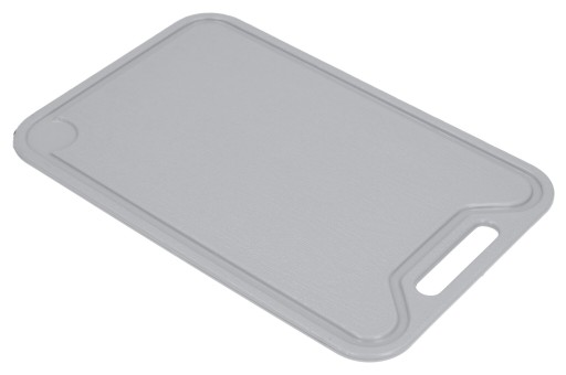 DOSKA NA KRAJENIE plast sivá 17x25,5 s rukoväťou kuchynská doska