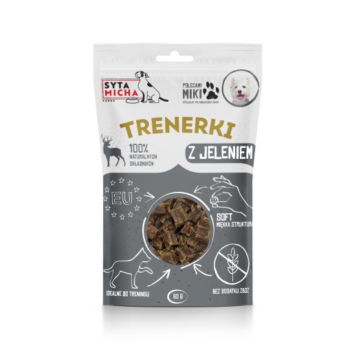SITA MICHA TRENAŽÉRY S JELEŇOM 80G PRE VÝCVIKOV PRE PSOV VÝCVIK POCHÚTIKY
