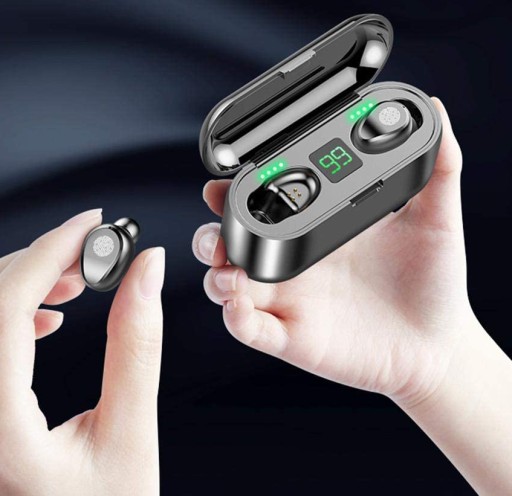 BEZDRÔTOVÉ SLÚCHADLÁ DO UŠÍ POWERBANK
