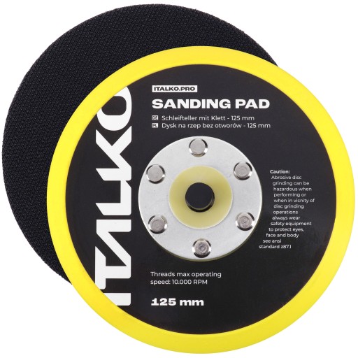 BRÚSNY DISK VELCRO DISK 125mm BEZ OTVOROV