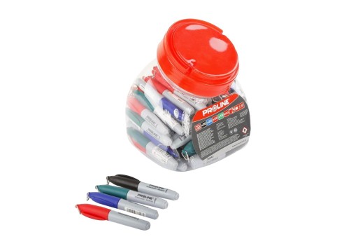 MINI permanentný popisovač, 4 druhy farieb PROLINE (38043) - 1 ks.