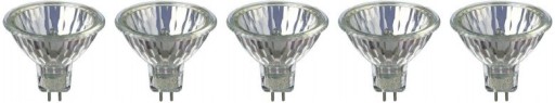 Halogénová žiarovka MR16 Philips typ 14600 GU5.3 G5.3 12V 50W 36° Sada = 5 ks.