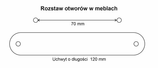KOŽENÁ ÚCHYTKA NA NÁBYTOK, FARBA PRÍRODNÁ JUCHT 120 MM