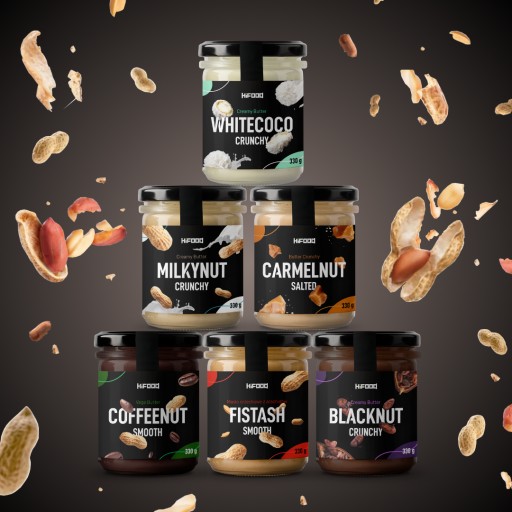 Arašidové maslo 100% 330g FISTASH HiFOOD FRESH