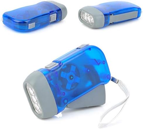 DYNAMO LED 3xLED VRECKÁ TURISTICKÁ KINETICKÁ LAMPA