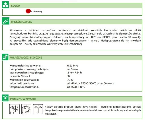 BOLL Vysokoteplotný silikón 80ml ČERVENÝ - do 350°C