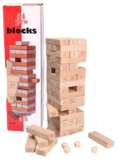 Drevená arkádová hra TOWER 54 dielikov 4713