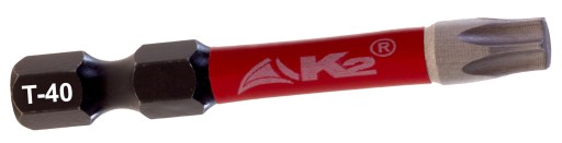 Nárazový hrot bitu pre skrutkovač K2 Impact TX40 TORX T-40 S2 50mm