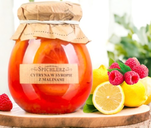 Citróny Malinový sirup 260g citróny na čaj Spichlerz Deň žien