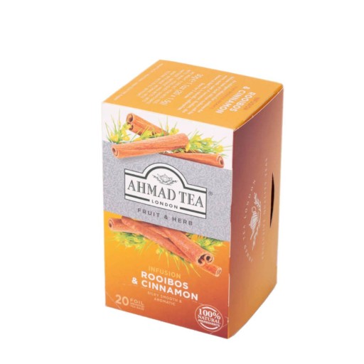 Ahmad Rooibos Škoricový čaj v obálkach 20x 1,5g