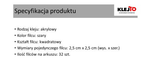 STAROSTLIVOSŤ O PODLAHU samolepiace plsti 25 x 25 mm ŠEDÁ