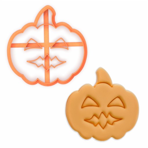 PREMIUM Formička na vykrajovačky na PERNÍKY Strašidelná halloweenska TEKVICA