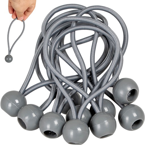 GUMOVÉ KÁBLE UPEVŇUJÚCE PLACHTY NA BATOŽINU SADA 10