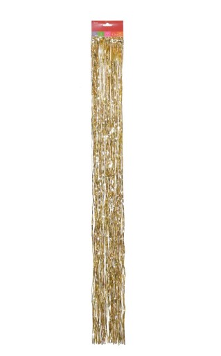 ZLATÝ LAMETER NA VIANOČNÝ STROMČEK, ANJELSKÉ VLASY, 100 cm