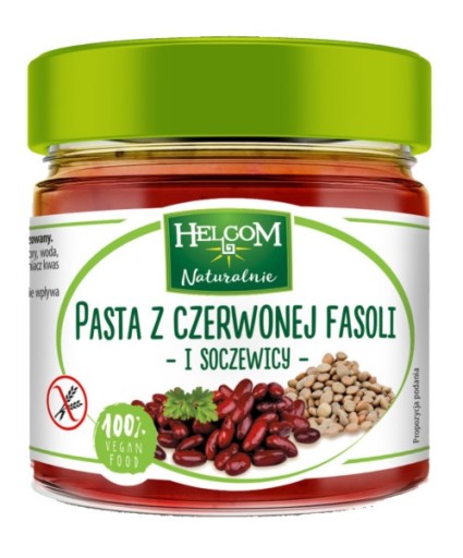 Pasta a omáčka z červenej fazule Helcom Naturalnie