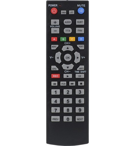 DIAĽKOVÉ OVLÁDANIE PRE DEKODÉR WIWA HD-50/55/85/90/95/100 BATERIE ZDARMA
