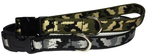NASTAVITEĽNÝ GOLIER 30-50 CM/20 MM CAMO ZÁPADKA