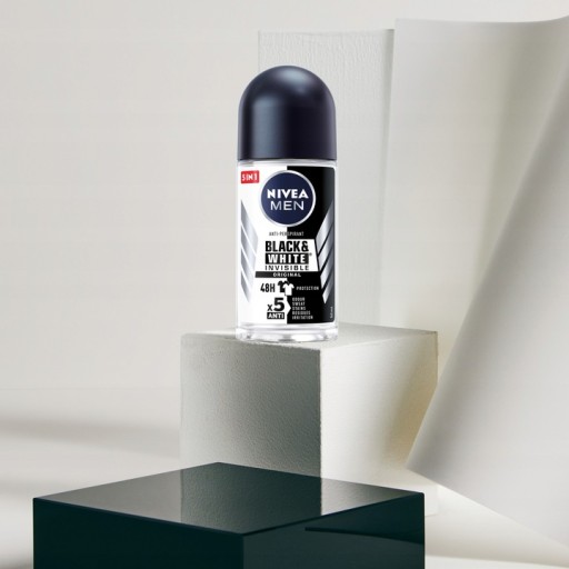 NIVEA MEN deo roll on Black&White Invisible Original 50ml
