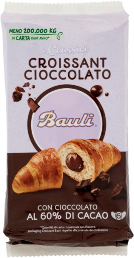 Bauli croissanty s čokoládou Croissant Cioccolato X6 300 gr