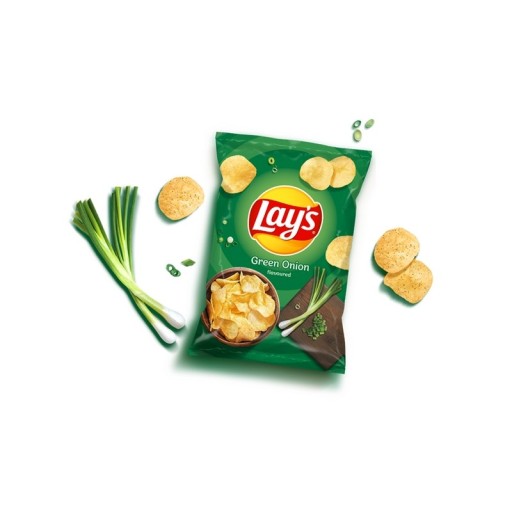 Lay's Green Onion Zelené cibuľové lupienky 3x 130g