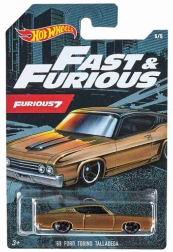 HORÚCE KOLESÁ RÝCHLO ZBESILO 69 Ford Torino Talladega